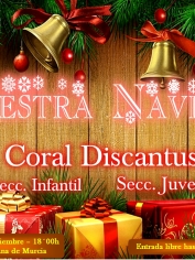 «Nuestra Navidad» – Concierto Secc. Infantil y Juvenil Discantus – Miércoles 14 diciembre 18´00h